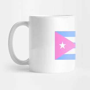 Cuba Flag Baby Pink Mug